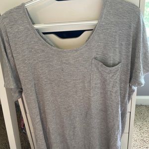 Pink Rose Gray T-shirt